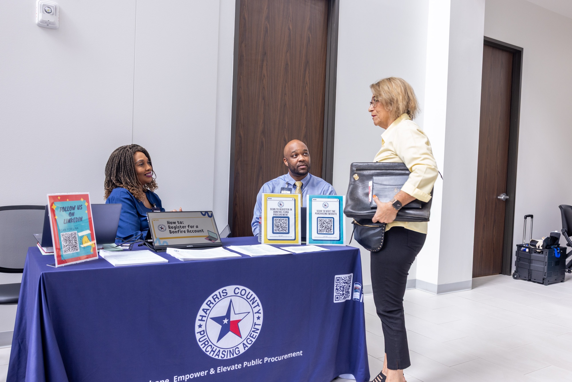 Photo from the Harris County Business Summit for the Office of Commissioner Rodney Ellis